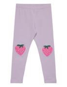 Lindex Leggings Kneepatch Strawberrie Rosa