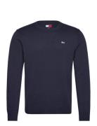 Tommy Jeans Tjm Slim Ess Light Sweater Ext Marinblå