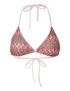 Pieces Pcada Bikini Knitted Triangle Top Rosa