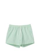 Lexington Clothing Striped Seersucker Swim Trunks Grön