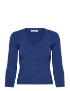 Andiata Stacie Rib Knit Cardigan Grön