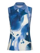 Röhnisch Deni Sleeveless Poloshirt Blå