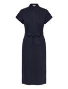 GANT Ss Pique Polo Dress Marinblå