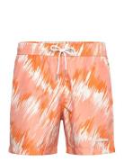 J. Lindeberg Banks Thunderstorm Swim Trunks Orange