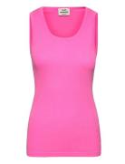 Mads Nørgaard 2X2 Neon Amour Tank Top Rosa