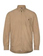 Polo Ralph Lauren Garment-Dyed Oxford Overshirt Beige