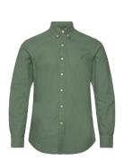 Polo Ralph Lauren Slim Fit Garment-Dyed Oxford Shirt Khaki Green