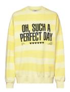 Mads Nørgaard Compact Cotton Atli Sweatshirt Aop Gul