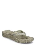 Ilse Jacobsen Flip Flop On Platform Sole Grön