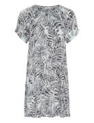 Kaffe Kaamber Tunic Printed Blå