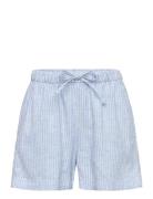Lindex Shorts Linen Blend Blå