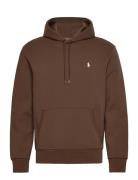 Polo Ralph Lauren Double-Knit Hoodie Brun