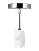 Dyberg Larsen Starlight Led Rechargeable Table Lamp Chrome White Marbl...