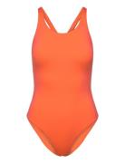 Casall Deep Racerback Swimsuit Orange