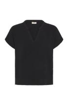 JDY Jdylion Life S/S Top Wvn Svart