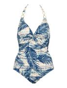 Missya Nura Swimsuit Halterneck Blå