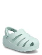 Mango Velcro Strap Sandal Grön