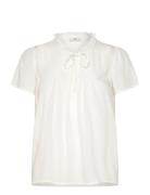 JDY Jdylima Life S/S Top Wvn Noos Vit