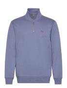 Levi's® Original Hm 1/4 Zip Cliff Blå