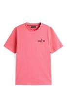 Tommy Hilfiger Hilfiger Stack Tee Rosa