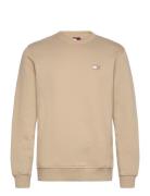 Tommy Jeans Tjm Reg Badge Crew Ext Vit