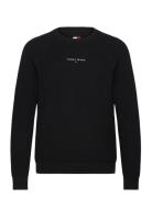 Tommy Jeans Tjm Slim Raglan Linear Sweater Svart