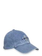 Calvin Klein Monologo Embroidery Denim Cap Blå