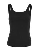 MSCH Copenhagen Mschbetrina Rib Sl Top Svart
