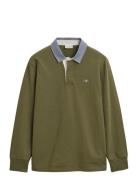 GANT Reg Chambray Heavy Rugger Khaki Green
