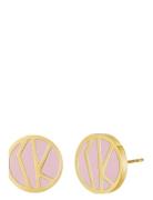 Bud To Rose Rose Enamel Earring Rosa