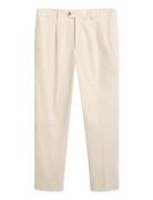 GANT Slim Tapered Seersucker Suit Pants Kräm