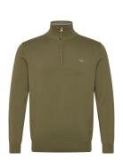 GANT Classic Cotton Half Zip Grå