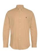 Polo Ralph Lauren Custom Fit Stretch Poplin Shirt Brun