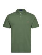 Polo Ralph Lauren Slim Fit Mesh Polo Shirt Grön