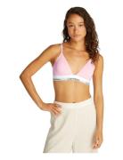 Calvin Klein Lightly Lined Triangle Rosa
