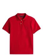 Tommy Hilfiger Mb Contrast Collar Cuff Reg Polo Röd