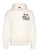 Polo Ralph Lauren Slub Fleece Graphic Hoodie Vit