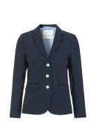 Newhouse Amanda Linen Blazer Marinblå