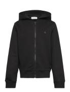 Calvin Klein Mini Badge Zip-Through Svart