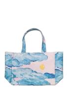 Maanesten Moonshine Rose Big Canvas Totebag Blå