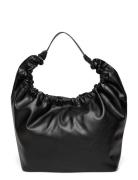 Gina Tricot Gathered Tote Bag Svart