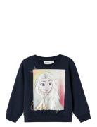 Name It Nmfjill Frozen Nreg Sweat Unb Wdi Marinblå