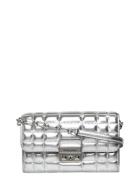 Michael Kors Lg Wllt On Chn Xbody Silver