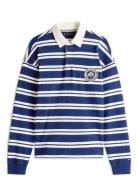 Tommy Hilfiger Authentic Stripe Rugby Blå