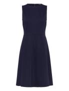 Lauren Ralph Lauren Ponte Sleeveless Dress Marinblå