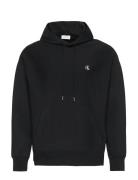 Calvin Klein Jeans Premium Terry Monogram Hoodie Svart