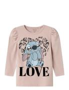 Name It Nmfjamin Stitch Ls Top Box Noos Wdi Rosa
