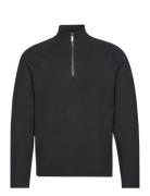 Calvin Klein Milano Stitch Quarter Zip Svart