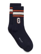 GANT Graphic Socks Marinblå