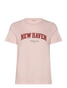 GANT Reg Graphic Ss T-Shirt Rosa